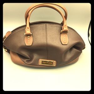 slouchy VTG Doctors Bag chocolate & tan